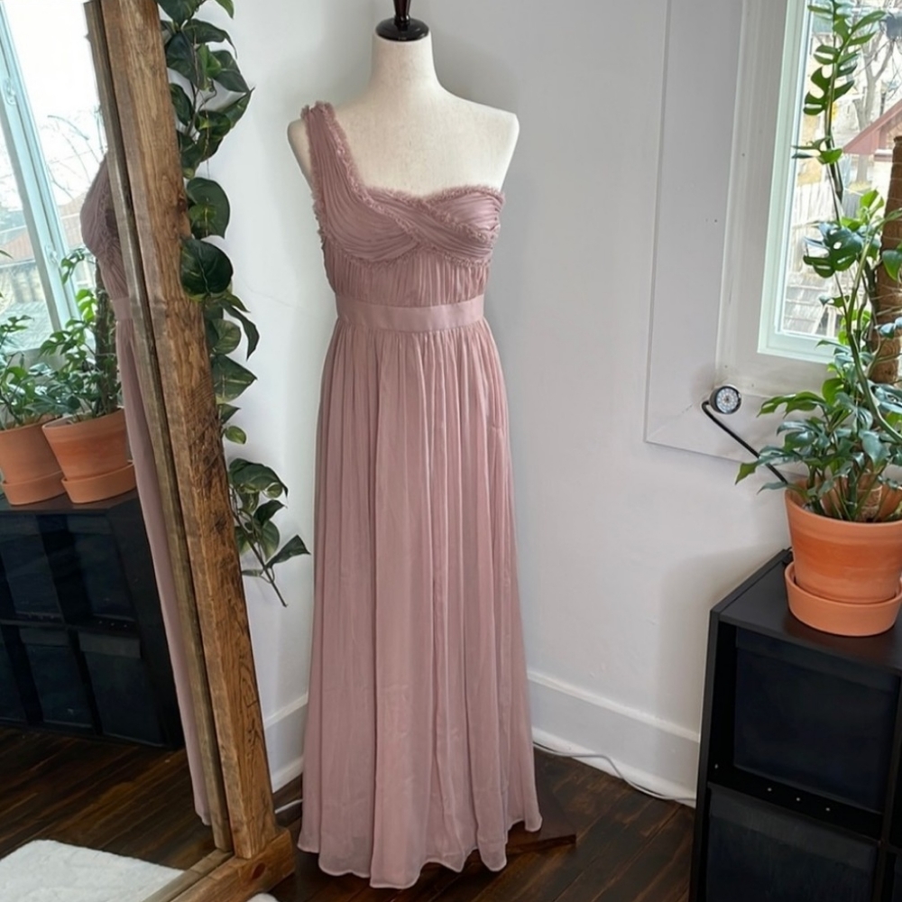 Adrianna Papell One Shoulder Gown